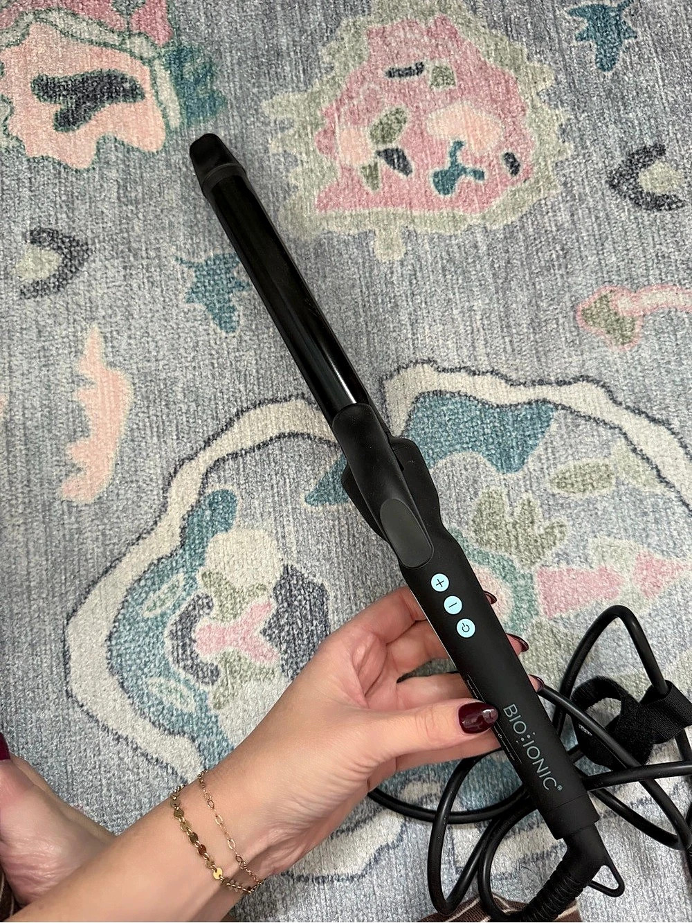 Bio Ionic Long Barrel Pro Curling Iron Black